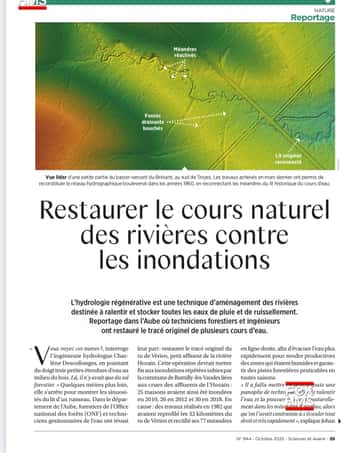 Restaurer le cours naturel des rivières contre les inondations