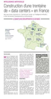 Construction d'une trentaine de Data centers en France.