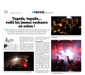 Tagada, tagada... voilà les jeunes rockeurs en scène !