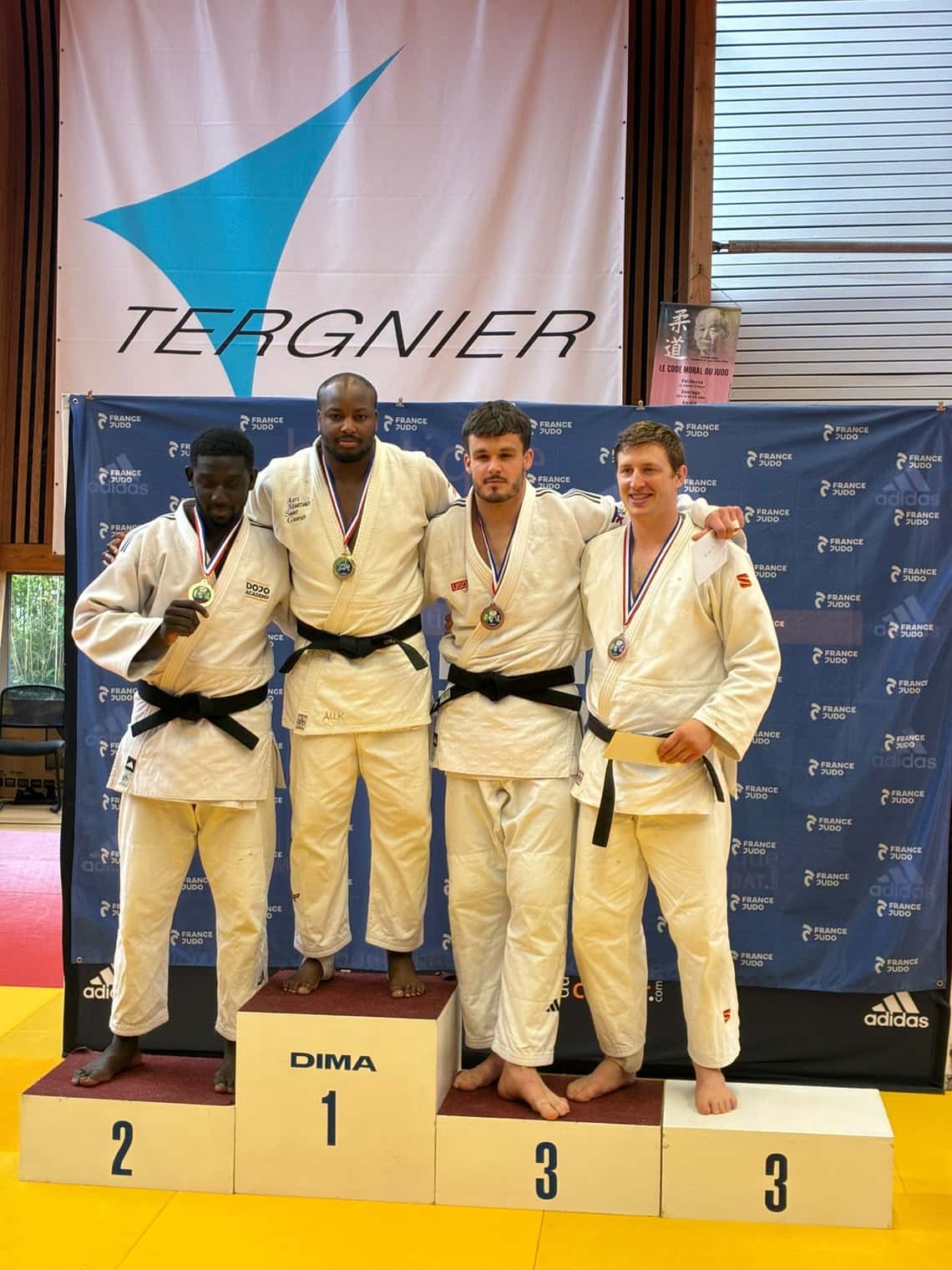 David Ali, pépite judo à l'INSEP remporte le Label Senior de Ternier