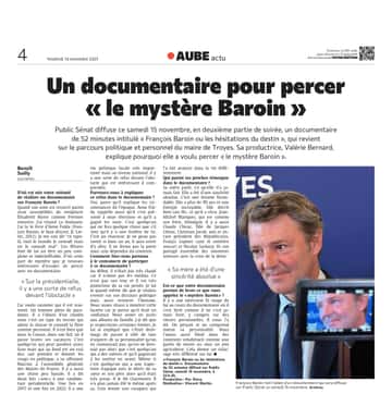 Un documentaire pour percer le Mystère Baroin 