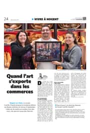 Quand l’art s’exporte dans les commerces de Nogent-sur-Seine