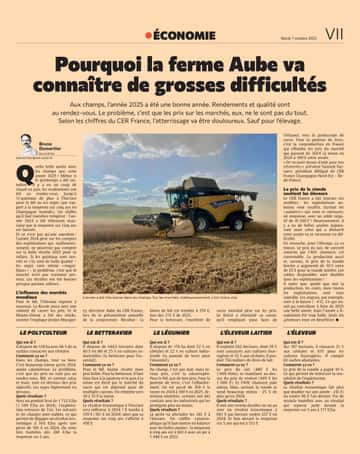 Pourquoi, la ferme Aube va connaître de grosses difficultés ?
