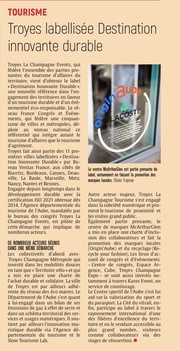 Troyes labellisée Destination innovante durable.