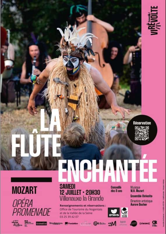 La flûte enchantée ce samedi 12 juillet à Villenauxe.