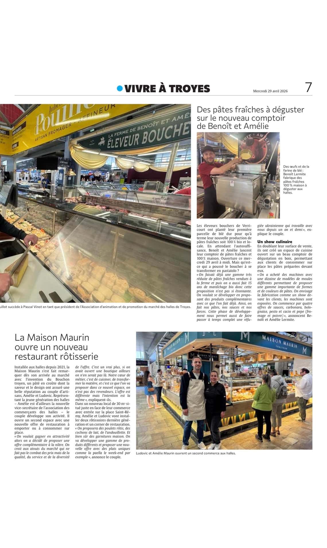 « Le marché des halles ne peut pas être géré comme une galerie marchande »