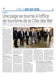 Une page se tourne à l’office de tourisme de la Côte des Bar