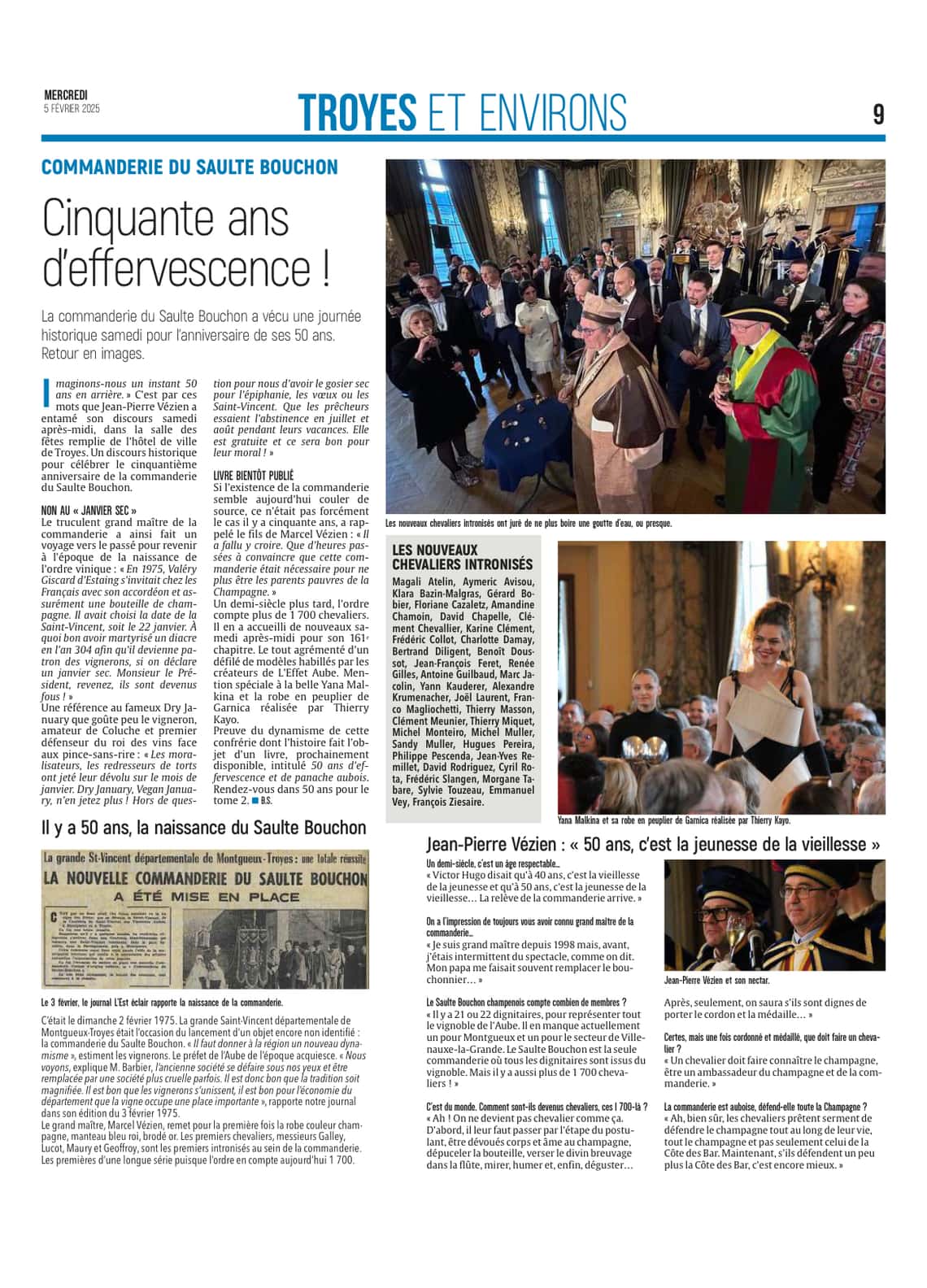 50 ans d’effervescence pour la commanderie du Saulte-Bouchon