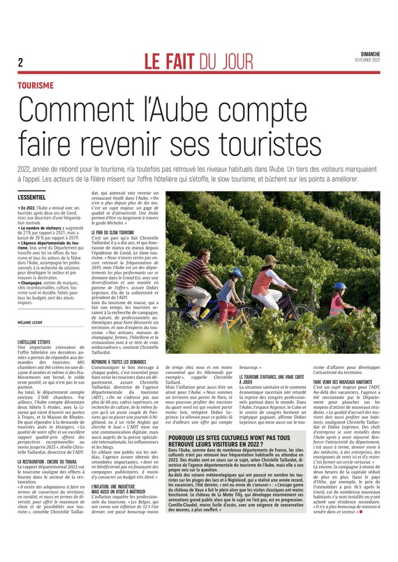 Comment l'Aube compte faire revenir ses touristes