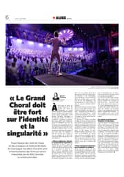 « Le Grand Choral doit être fort sur l'identité et la singularité »
