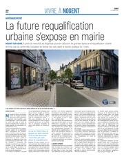 La future requalification urbaine s'expose en mairie.