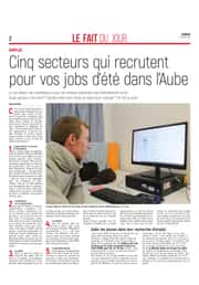 Cinq secteurs qui recrutent pour vos jobs d’été dans l’Aube