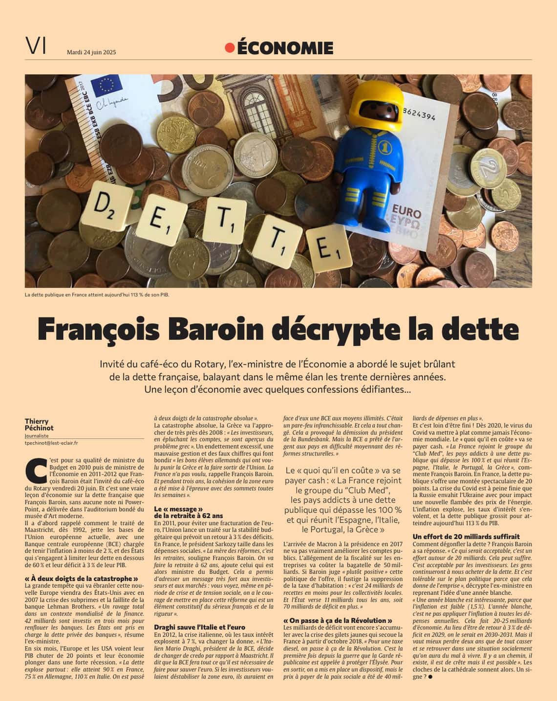 François Baroin décrypte la dette !