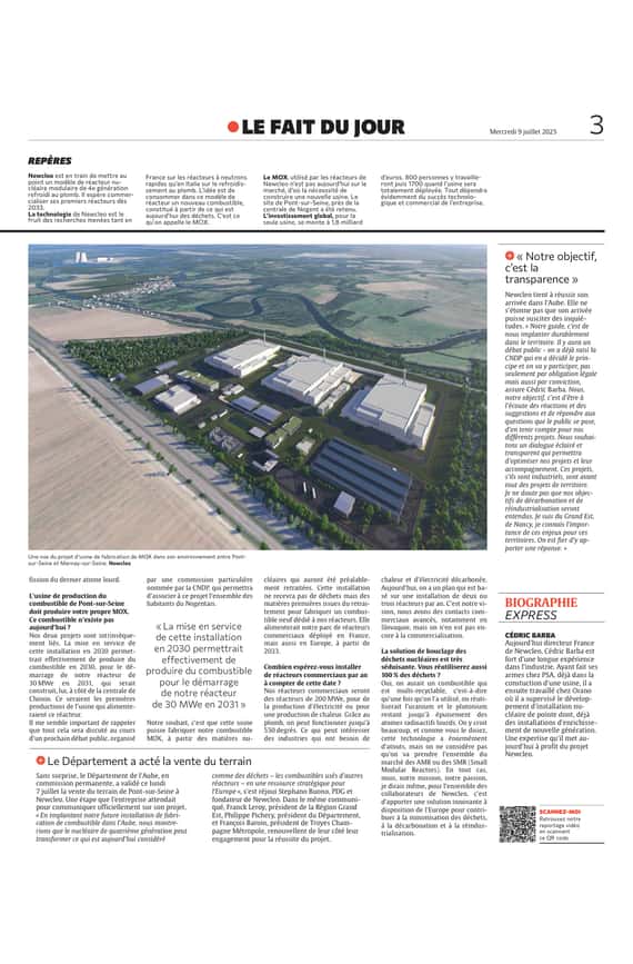 Comment Newcleo veut produire à Pont-sur-Seine de l’énergie bas carbone !
