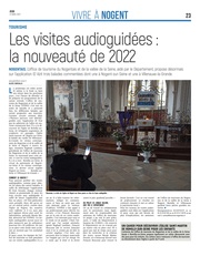Les visites audioguidées : la nouveauté de 2022.