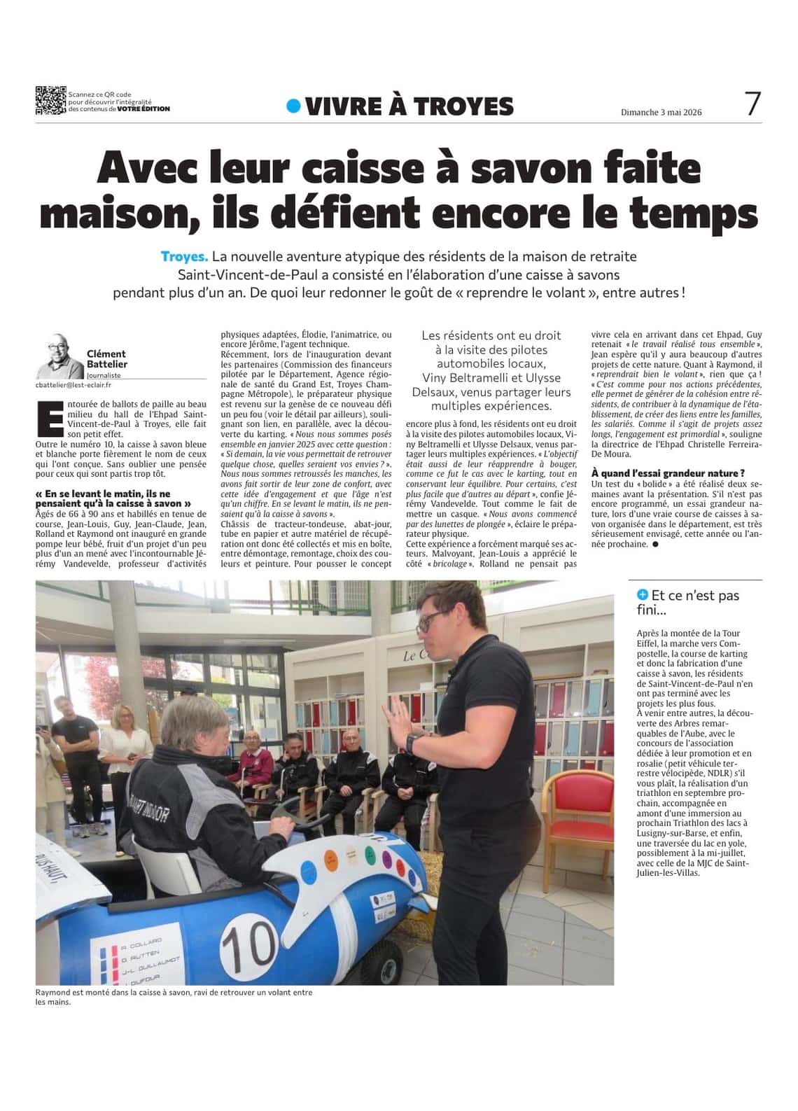 Avec leur caisse à savon faite maison, ils défient encore le temps