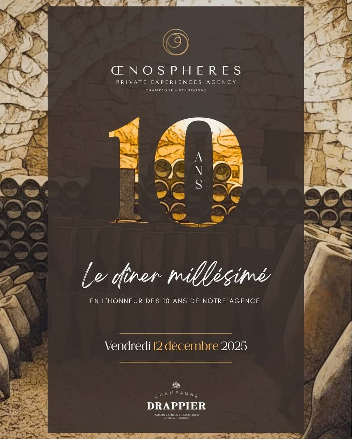 Nos Aubassadeurs d'Oenosphères célèbre leurs 10 ans !