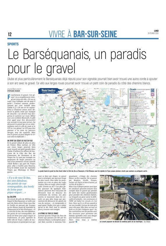 Le Barséquanais devient un paradis pour le gravel