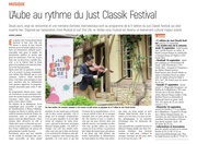 L'Aube au rythme du Just Classik Festival.