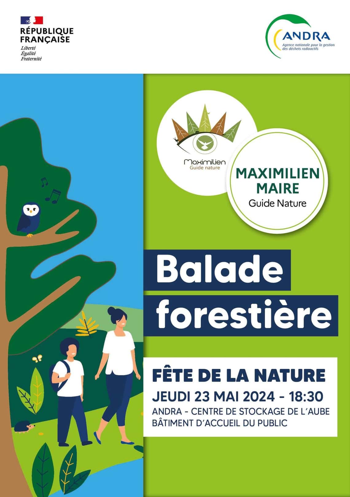 ANDRA : Balade forestière - animation fête de la nature