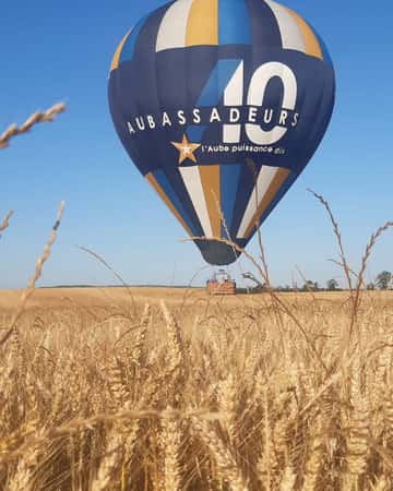 Aubassadeurs Air Fly, découvrez l’Aube vu du ciel ….ou au dessus des épis de blé