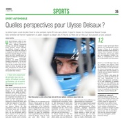 De nombreuses perspectives pour Ulysse Delsaux.