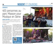 Nogent-sur-Seine : 400 personnes au parc Masson pour Musique en Seine