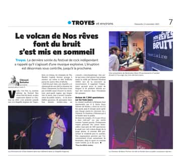 Le volcan de Nos rêves font du bruit s'est mis en sommeil !