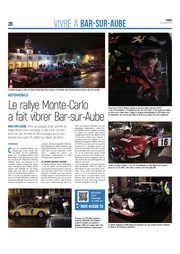 Le rallye Monte-Carlo historique a fait vibrer Bar-sur-Aube