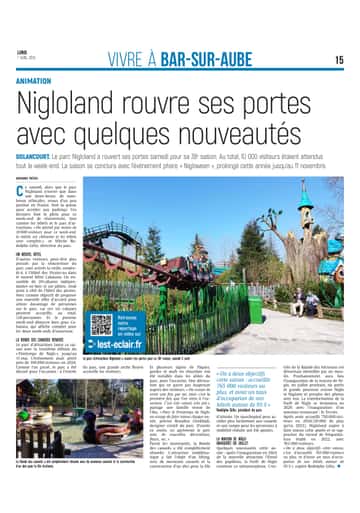 Avec 10 000 visiteurs en un week-end, Nigloland et ses nouveautés font le plein
