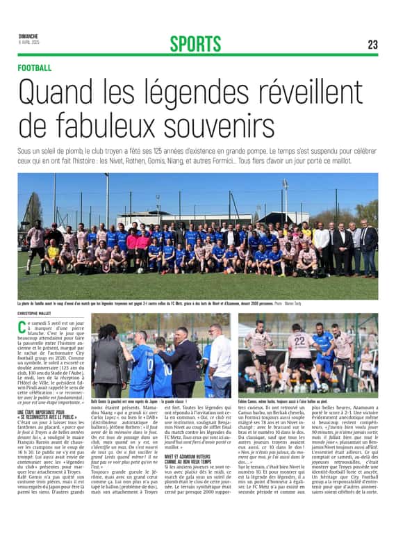 Quand les légendes réveillent de fabuleux souvenirs