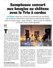 Château de Ricey-bas : un somptueux concert aux bougies
