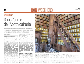 Dans l'Antre de l'Apothicairerie