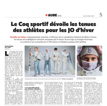 Le Coq sportif dévoile les tenues des athlètes pour les JO d’hiver de Milan-Cort