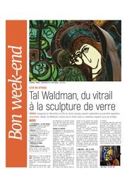 Cité du Vitrail à Troyes: Tal Waldman, du vitrail à la sculpture de verre