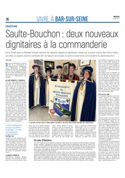 Deux nouveaux dignitaires à la commanderie du Saulte-Bouchon .