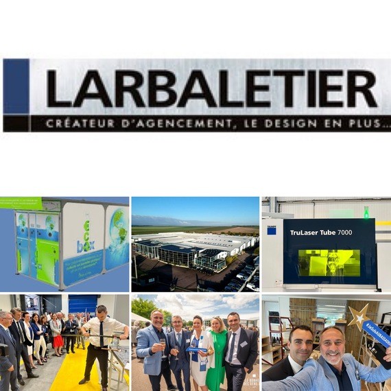 LARBALETIER inaugure son laser tube et Cristelle Choiselat honorée.