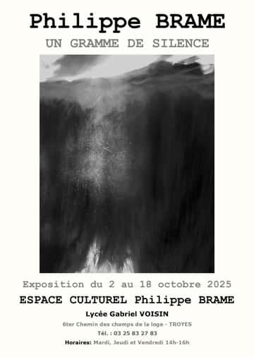 Philippe Brame expose au Lycée Gabriel Voisin