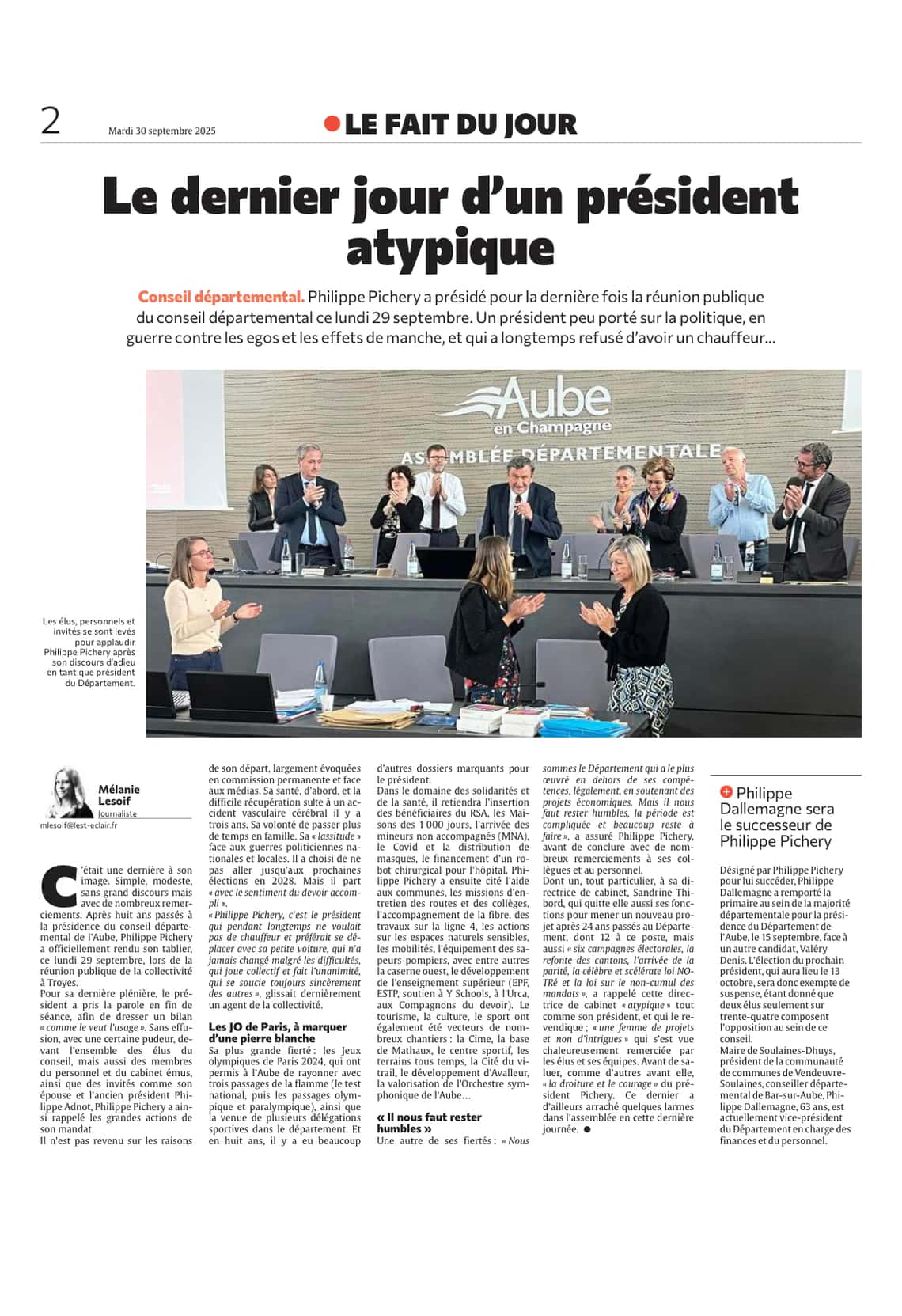 Le dernier jour d'un président atypique