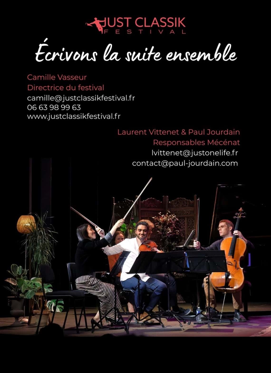 Devenez mécène du Just Classik Festival