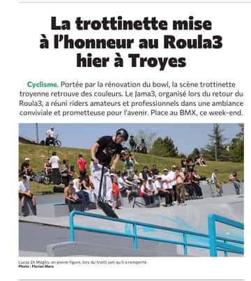 La trottinette mise à l’honneur au Roula3 ce vendredi à Troyes