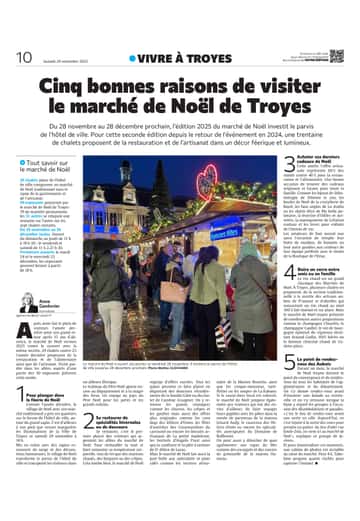 Cinq bonnes raisons de visiter le marché de Noël de Troyes !
