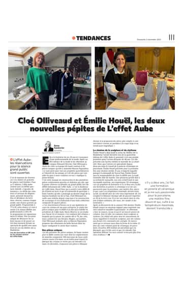 Cloé Olliveaud et Emilie Houêl, les deux nouvelles pépites de l'Effet Aube