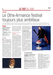 Le Othe-Armance festival toujours plus ambitieux.