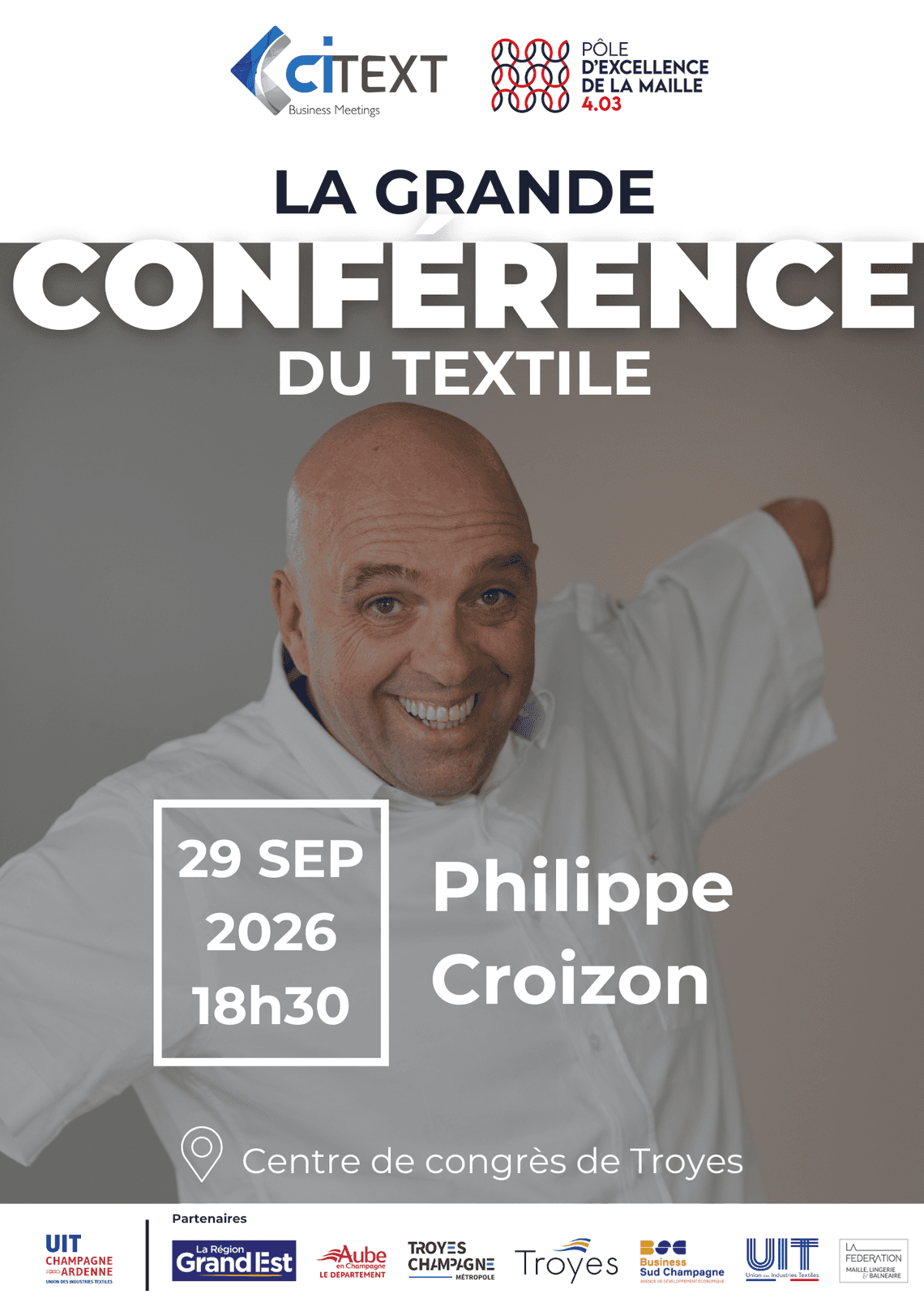 Conférence TOUT EST POSSIBLE présentée par l'incroyable Philippe Croizon