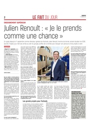 Julien Renoult: «Je le prends comme une chance»