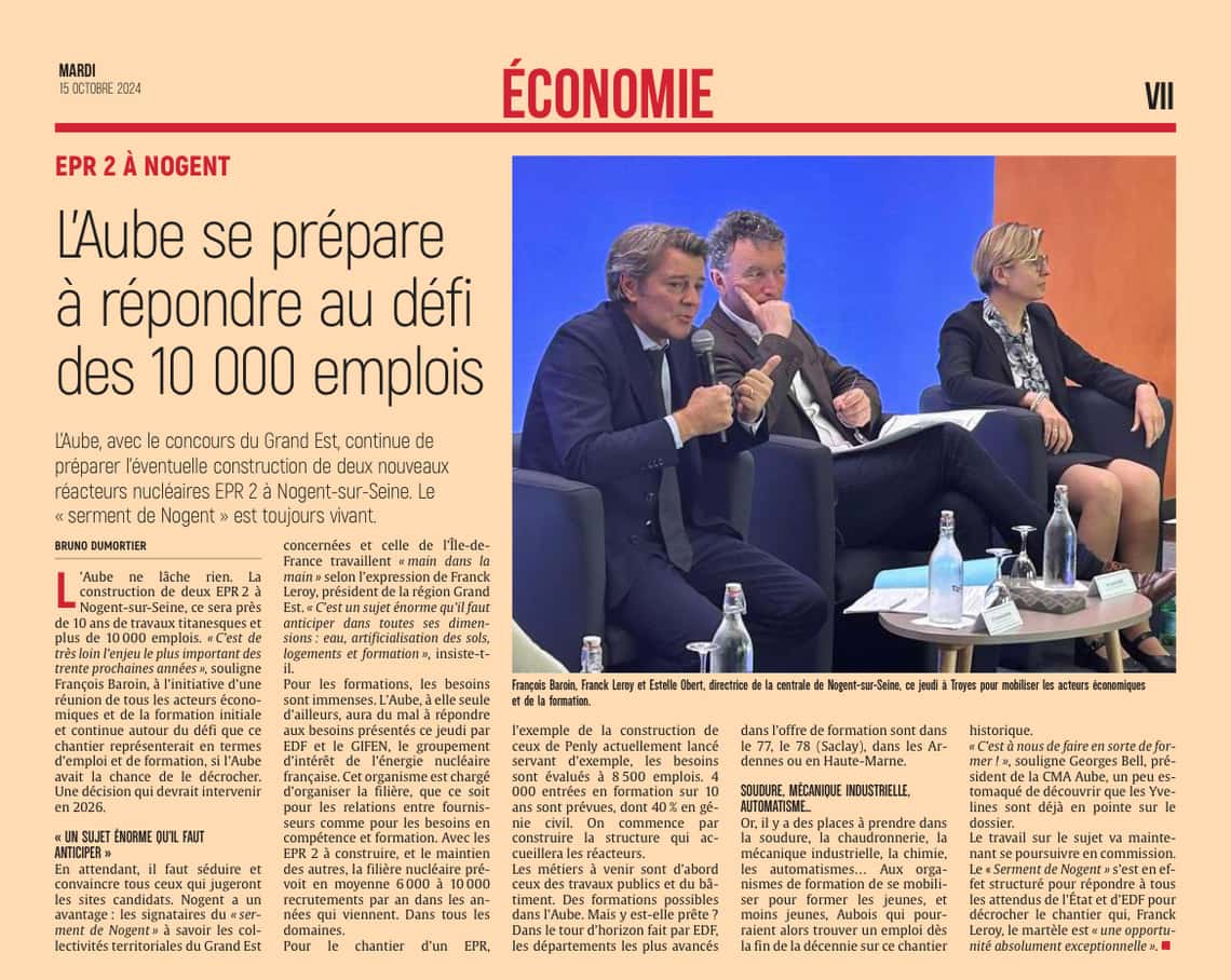 l’Aube se prépare à répondre au défi de créer 10 000 emplois