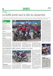 Le SUMA prend, seul, la tête du classement
