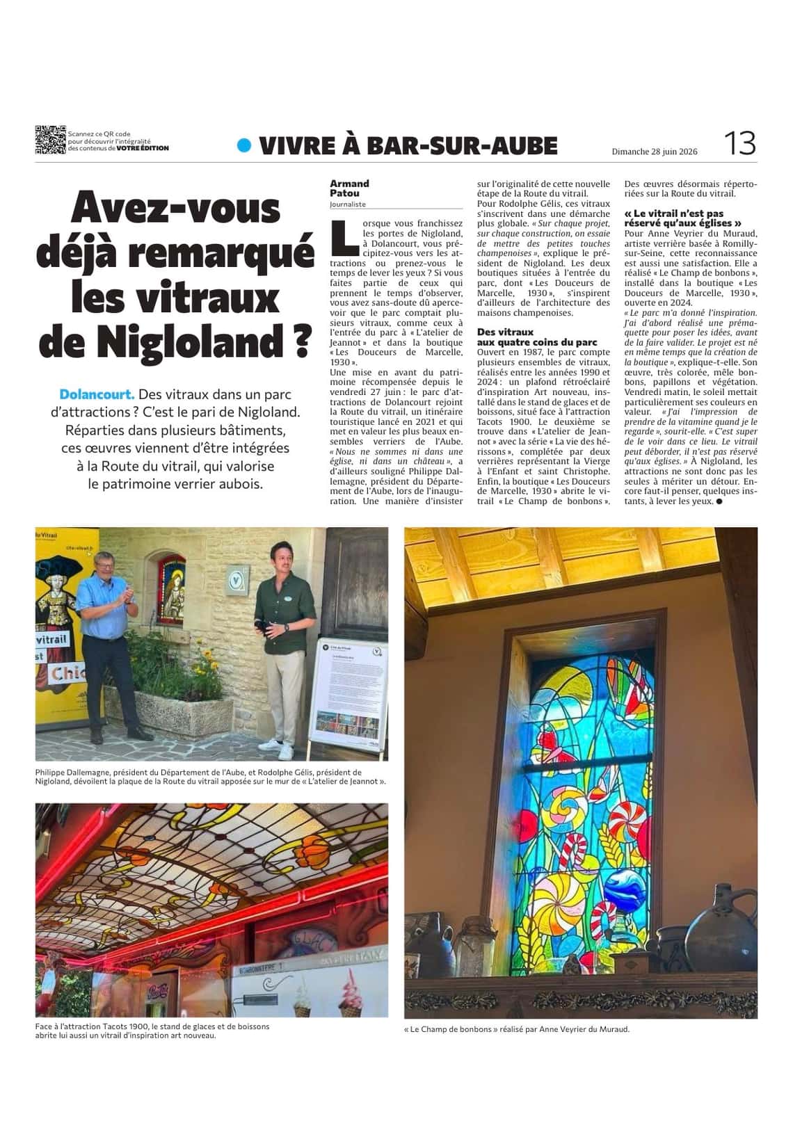 Nigloland : pourquoi le parc aubois intègre la Route du vitrail ?