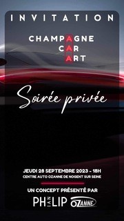 Soirée “Champagne Car Art” by Ian Philip.